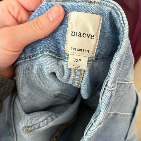 Maeve The Curvy Colette Crop Wide-Leg Jeans size 32p - Picture 9 of 11